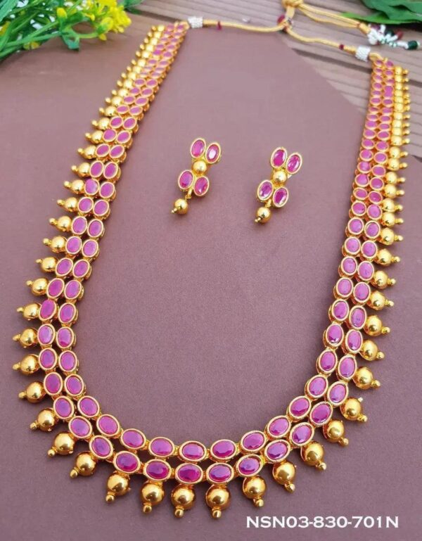 Classic collection Real kemp necklace set 701N