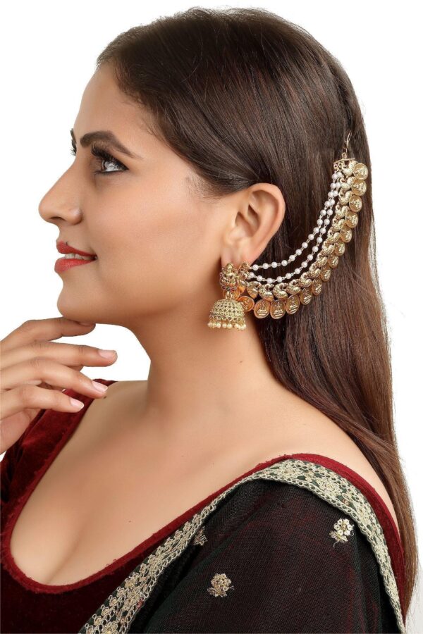 Gold Plated Chamasarulu Earrings 16876N - Image 2