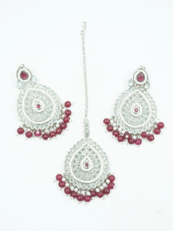 Silver Plated oxidised Earrings Jhumka - Image 2